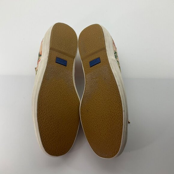 Keds Rifle Paper Collab Sz 6 Floral Canvas Sneakers Shoes Preppy Cottage* Read - Picture 6 of 15